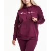 Women's Champion Plus Powerblend Hoodie Dark Berry Purple -Champion Sales unnamed file 1026