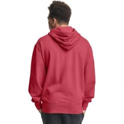 Men's Champion Lightweight Fleece Tonal Logo Hoodie Cranberry Vintage -Champion Sales unnamed file 1031
