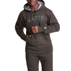 Men's Champion Camo Graphic Powerblend Hoodie Oatmeal Heather -Champion Sales unnamed file 1047