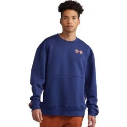 Men's Champion Fleece Urban Pursuits Fleece Crew Navy Brown