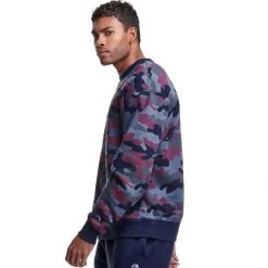 Men's Champion Urban Pursuits AOP Crewneck Sweatshirt Camo Blue -Champion Sales unnamed file 1087