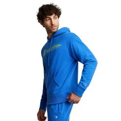 Men's Champion Powerblend Script Gradient Graphic Hoodie Bright Royal -Champion Sales unnamed file 1097