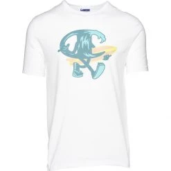 Men's Champion Surf C Wave Lightweight Graphic T-Shirt White