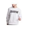 Men's Champion Powerblend Fleece Camo Block Applique Logo Crew Oatmeal Heather -Champion Sales unnamed file 1119