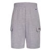 Boys' Champion Flap Pocket Lounge Shorts Oxford Heather 1 Boys' Champion Flap Pocket Lounge Shorts Oxford Heather -Champion Sales unnamed file 1124
