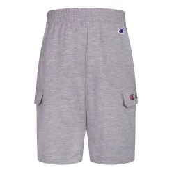Boys' Champion Flap Pocket Lounge Shorts Oxford Heather
