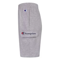 Boys' Champion Flap Pocket Lounge Shorts Oxford Heather -Champion Sales unnamed file 1126