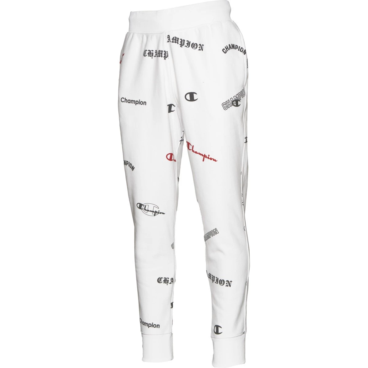 Men's Champion Reverse Weave All Over Print Joggers White 4 Men's Champion Reverse Weave All Over Print Joggers White - Image 2
