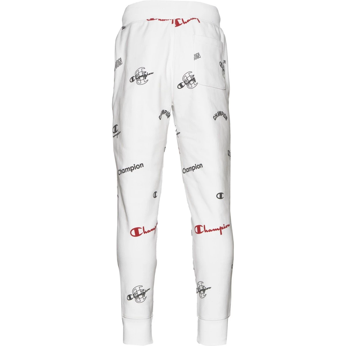 Men's Champion Reverse Weave All Over Print Joggers White 5 Men's Champion Reverse Weave All Over Print Joggers White - Image 3