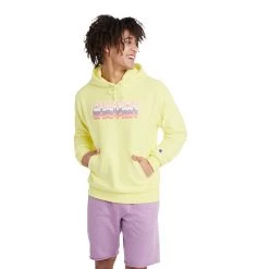 Men's Champion Color Shadow Graphic Reverse Weave Hoodie Cadmium Yellow -Champion Sales unnamed file 1142