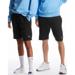 Men's Champion All Over Print Reverse Weave Cut Off Lounge Shorts Black -Champion Sales unnamed file 1163