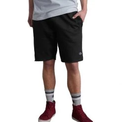 Men's Champion All Over Print Reverse Weave Cut Off Lounge Shorts Black -Champion Sales unnamed file 1164