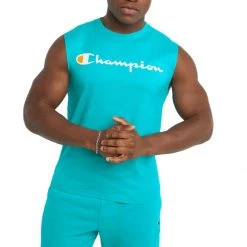 Men's Champion Classic Graphic Cut Off Muscle Tank Top Orange Capri 11 Men's Champion Classic Graphic Cut Off Muscle Tank Top Orange Capri -Champion Sales unnamed file 117