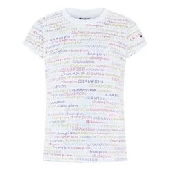Girls' Champion All Over Print T-Shirt White 5 Girls' Champion All Over Print T-Shirt White -Champion Sales unnamed file 1176