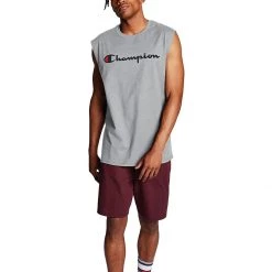 Men's Champion Classic Graphic Cut Off Muscle Tank Top Orange Capri 12 Men's Champion Classic Graphic Cut Off Muscle Tank Top Orange Capri -Champion Sales unnamed file 118