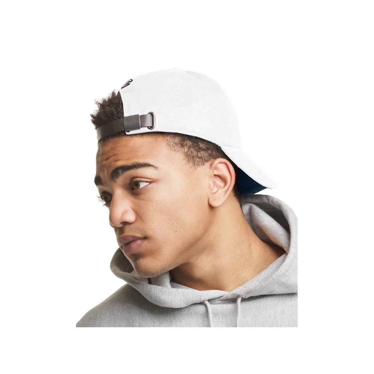 Men's Champion Classic Twill Adjustable Hat White 3 Men's Champion Classic Twill Adjustable Hat White - Image 2