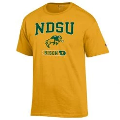 Champion North Dakota State Bison Fresh T-Shirt Grey Heather