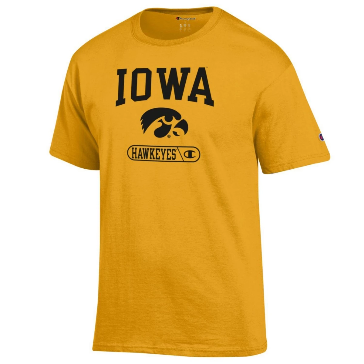 Champion Iowa Hawkeyes Fresh T-Shirt Grey Heather 6 Champion Iowa Hawkeyes Fresh T-Shirt Grey Heather - Image 4