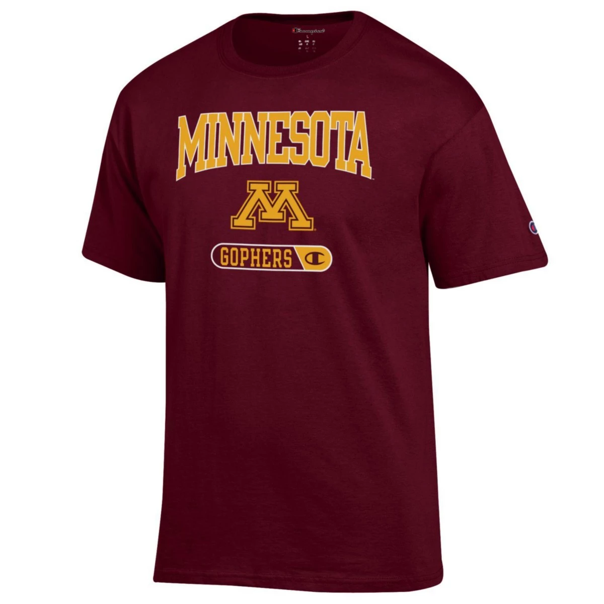 Champion Minnesota Golden Gophers Fresh T-Shirt Black 5 Champion Minnesota Golden Gophers Fresh T-Shirt Black - Image 3
