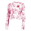 Champion Women's Nebraska Cornhuskers Crush Dye Long Sleeve Shirt Pink -Champion Sales unnamed file 1275