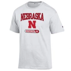 Champion Nebraska Cornhuskers Fresh T-Shirt Grey Heather