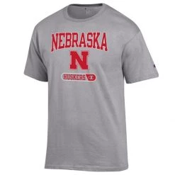 Champion Nebraska Cornhuskers Fresh T-Shirt Grey Heather -Champion Sales unnamed file 1306