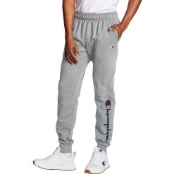 Men's Champion Script Powerblend Joggers Graphite Heather 11 Men's Champion Script Powerblend Joggers Graphite Heather -Champion Sales unnamed file 136