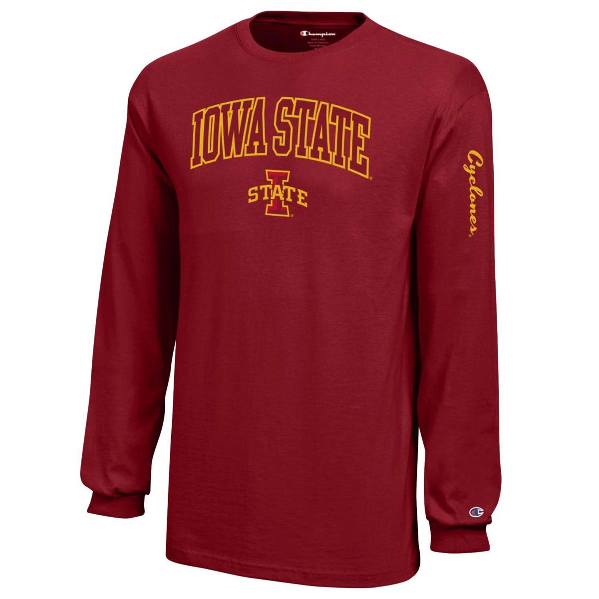 Champion Kids' Iowa State Cyclones Jersey Long Sleeve Shirt Cardinal 4 Champion Kids' Iowa State Cyclones Jersey Long Sleeve Shirt Cardinal - Image 2