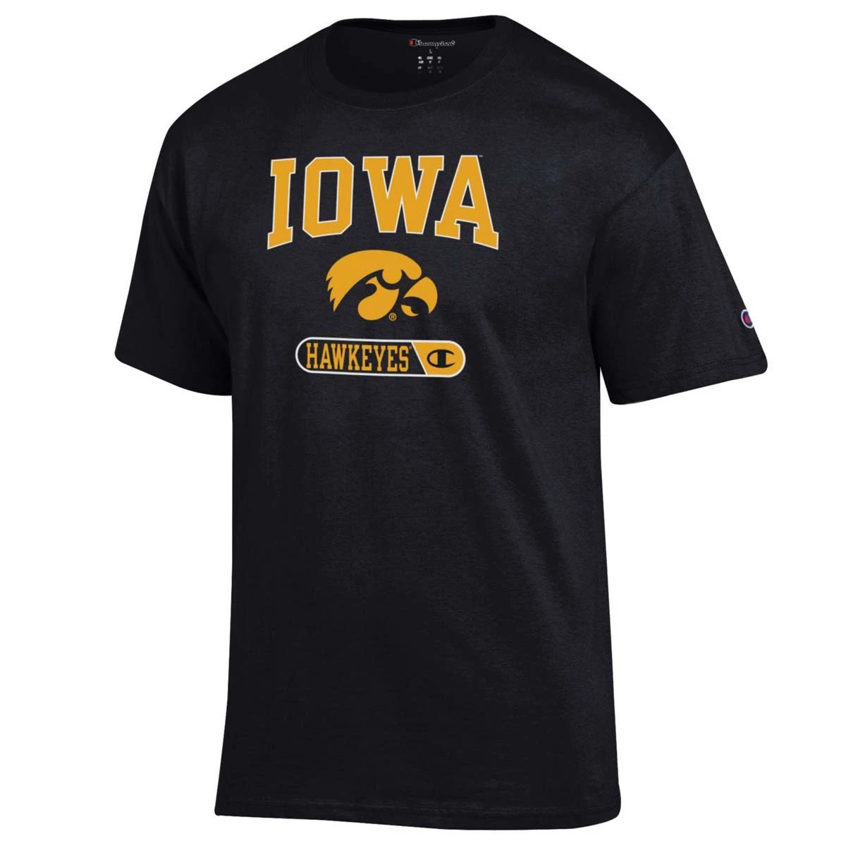 Champion Iowa Hawkeyes Fresh 2 T-Shirt Black 3 Champion Iowa Hawkeyes Fresh 2 T-Shirt Black