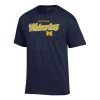 Champion Michigan Wolverines Fresh 3 T-Shirt Gold