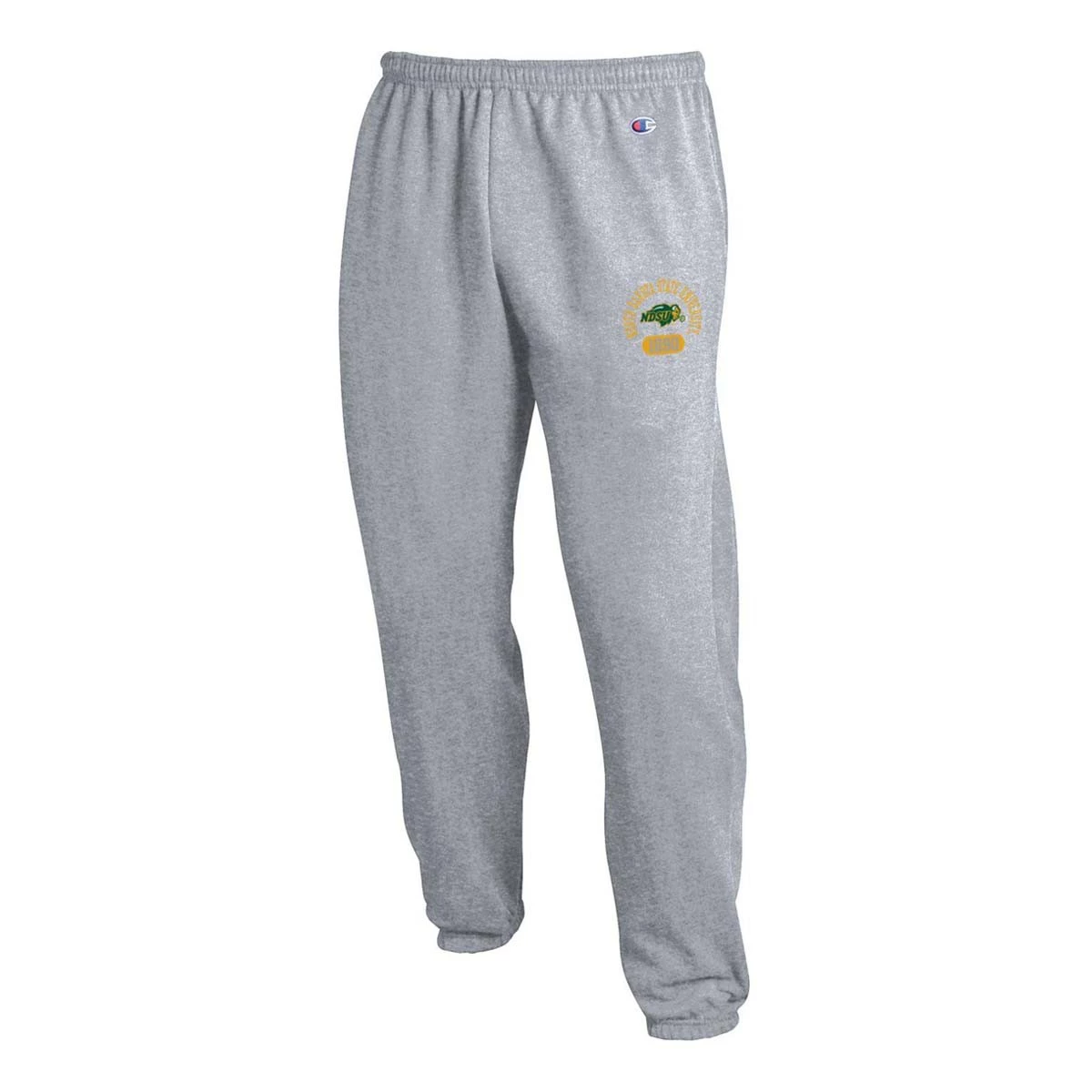 Champion North Dakota State Bison Circle Joggers Heather Grey 3 Champion North Dakota State Bison Circle Joggers Heather Grey