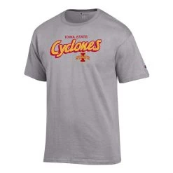 Champion Iowa State Cyclones Fresh 3 T-Shirt Oxford Grey -Champion Sales unnamed file 1415
