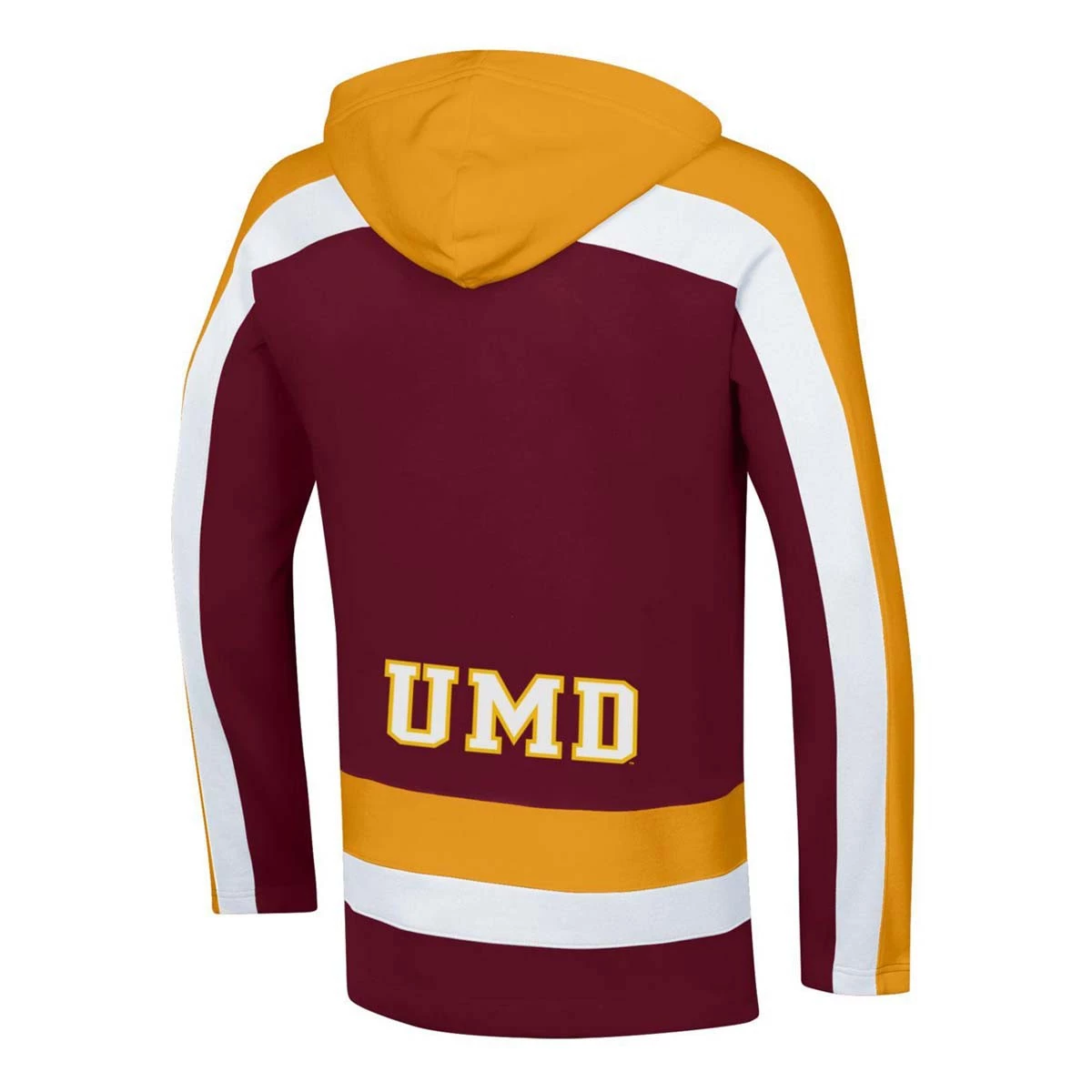 Champion Minnesota Duluth Bulldogs Super Fan Hockey Hoodie Maroon 4 Champion Minnesota Duluth Bulldogs Super Fan Hockey Hoodie Maroon - Image 2