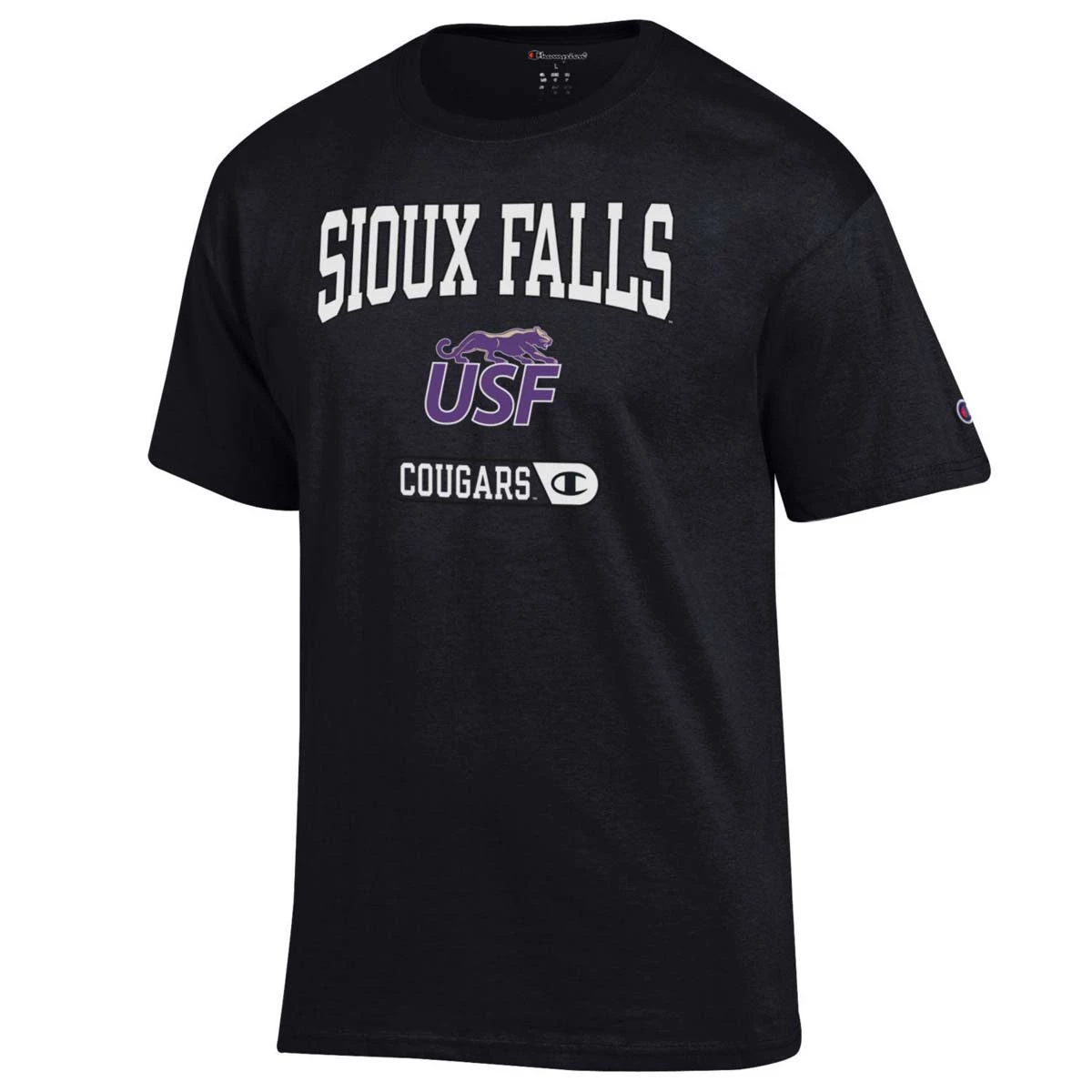 Champion Sioux Falls Cougars Fresh T-Shirt Purple 4 Champion Sioux Falls Cougars Fresh T-Shirt Purple - Image 2