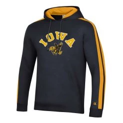 Champion Iowa Hawkeyes Super Fan Hoodie Black