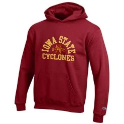 Champion Kids' Iowa State Cyclones Power Hoodie Cardinal