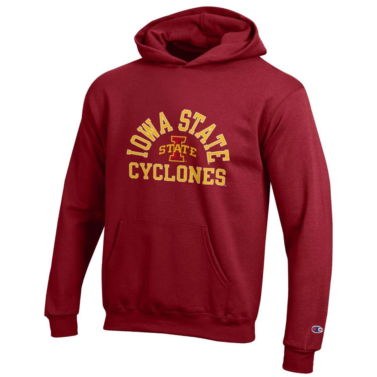 Champion Kids' Iowa State Cyclones Power Hoodie Cardinal 4 Champion Kids' Iowa State Cyclones Power Hoodie Cardinal - Image 2