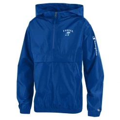 Champion Kids' Kansas Jayhawks Packable Jacket Royal