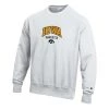 Champion Iowa Hawkeyes Reverse Weave 2022 Crewneck Sweatshirt Silver