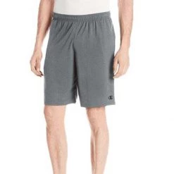 Men's Champion Cross Train Core Lounge Shorts Granite Heather -Champion Sales unnamed file 162