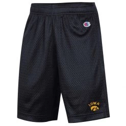 Champion Kids' Iowa Hawkeyes Mesh Shorts Black