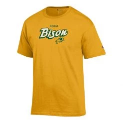 Champion North Dakota State Bison Fresh 3 T-Shirt Oxford Grey