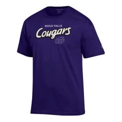 Champion Sioux Falls Cougars Fresh 3 T-Shirt Purple