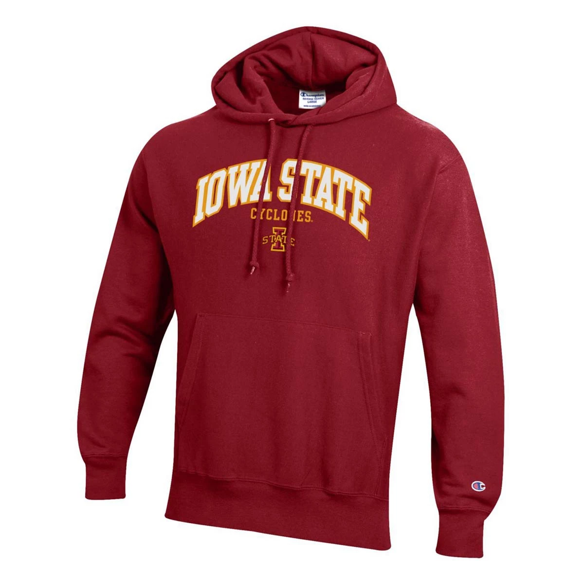 Champion Iowa State Cyclones Reverse 22 Hoodie Cardinal 4 Champion Iowa State Cyclones Reverse 22 Hoodie Cardinal - Image 2