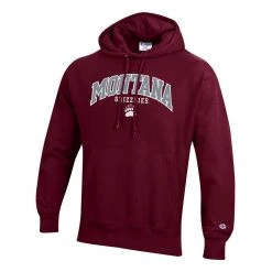 Champion Montana Grizzlies Reverse Weave 2022 Hoodie Maroon