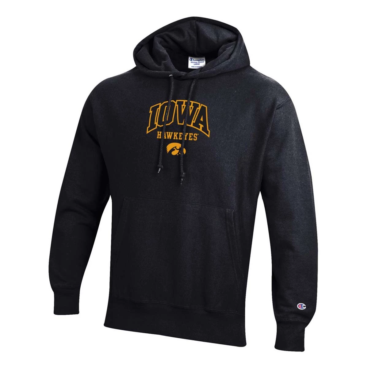Champion Iowa Hawkeyes Reverse Weave 2022 Hoodie White 4 Champion Iowa Hawkeyes Reverse Weave 2022 Hoodie White - Image 2