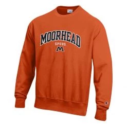 Champion Moorhead Spuds Reverse 22 Crewneck Sweatshirt Orange