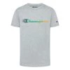 Boys' Champion Quick Script T-Shirt Oxford Heather 2 Boys' Champion Quick Script T-Shirt Oxford Heather -Champion Sales unnamed file 179