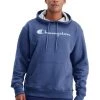 Men's Champion GFX Powerblend Script Logo Hoodie Bright Royal