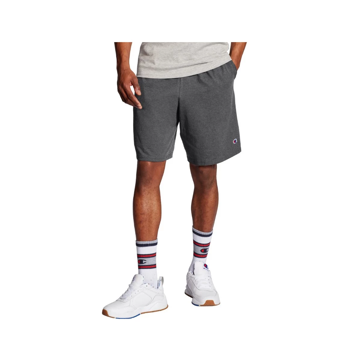 Men's Champion Authentic Cotton Pocket Lounge Shorts Country Walnut 7 Men's Champion Authentic Cotton Pocket Lounge Shorts Country Walnut - Image 5